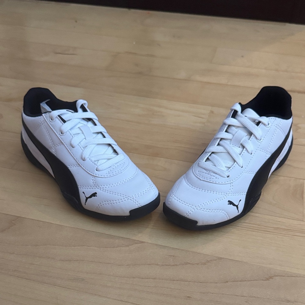 Puma Classic White and Black Sneakers